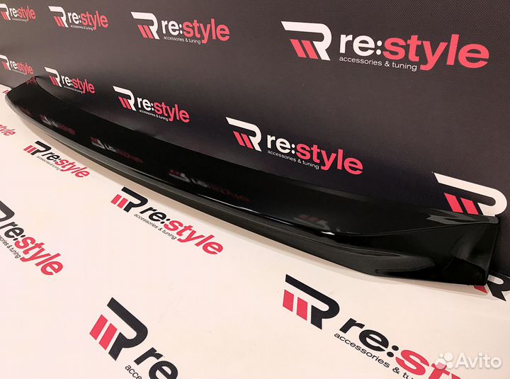 Спойлер Под стекло Cruiser 200 08-15г Черный