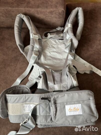 Слинг хип сит Ave baby серый