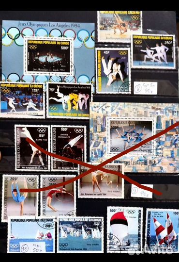 Олимпийские марки (Африка-3)