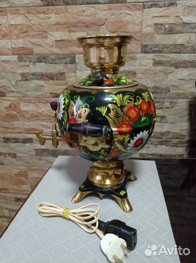 Самовар электрический хохлома