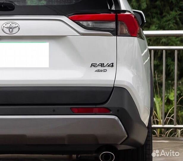 Металлическая наклейка на авто 4WD шильдик 85х17