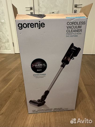 Беспроводной пылесос gorenje