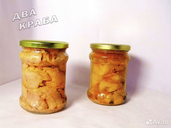 Печень трески в стекле