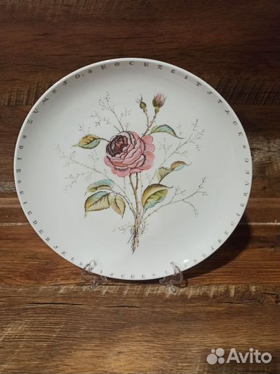 Редкая настенная тарелка Германия