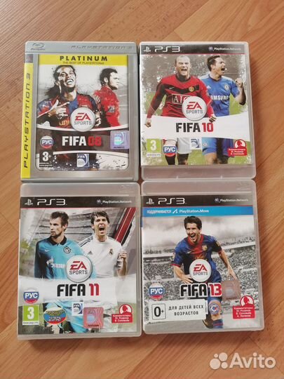 Диски Fifa 8,10,11,13 на ps3