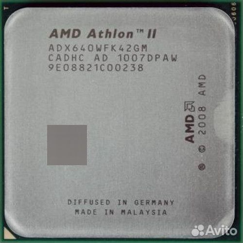 Процессор AMD Athlon II X4 640 (AM3, 3.0Ghz, 4c/4t