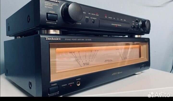Усилитель Technics SU-C800U SE-A900S стрелки