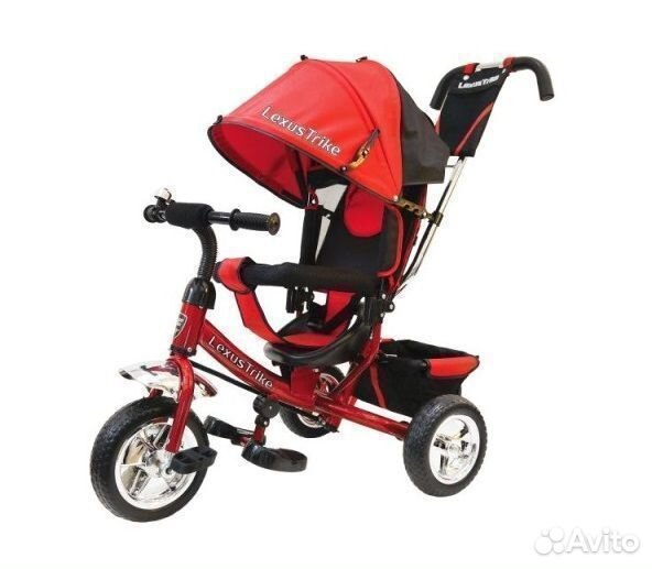 Детский Велосипед с ручкой Lexus Trike Красный