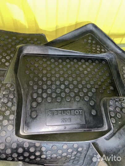 Ковры Peugeot 206 + багажник