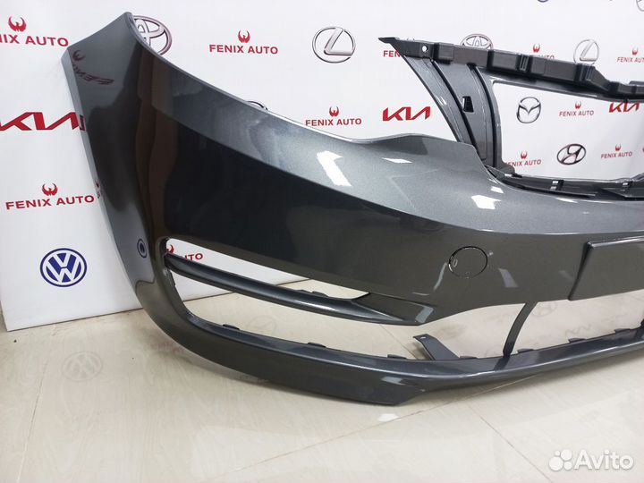 Бампер передний Kia Rio 3 рестайлинг Серый