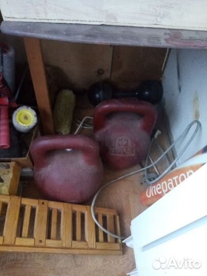 Советская гиря вес 32 кг