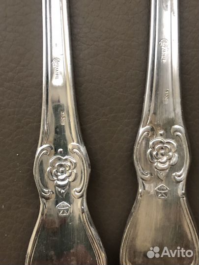 Вилки столовые мельхиоровые СССР