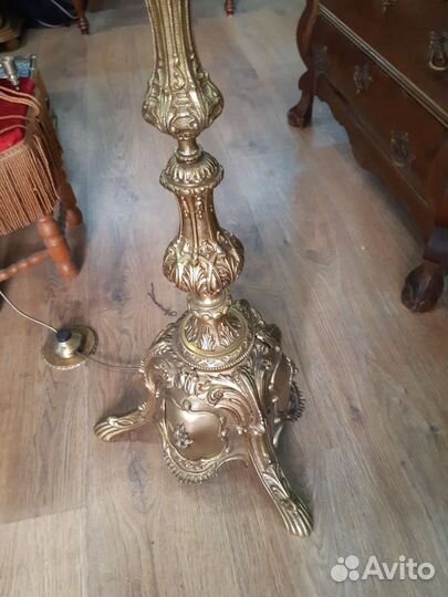 Торшер напольный бронза Германия