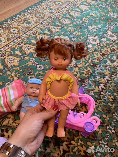 Пакет игрушек + коляска для кукол