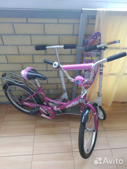 Велосипед Novatrack Vector (дев. 6-9 лет)