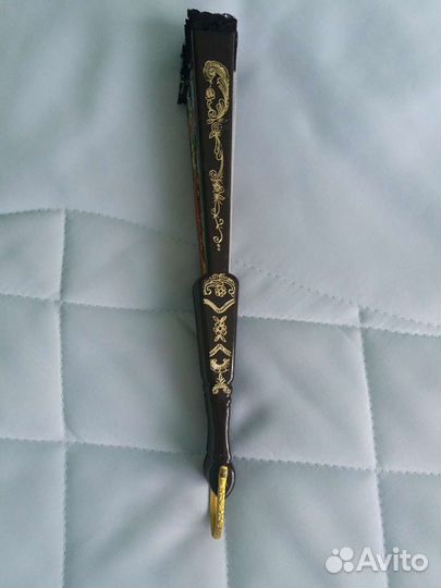 Веер новый с кружевом для фламенко