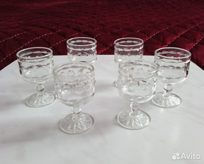 Рюмки хрусталь, стекло