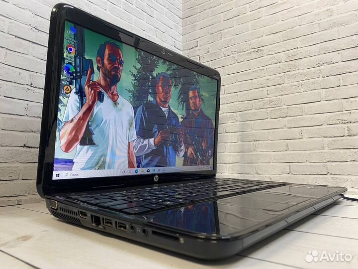 Игровой ноутбук Hp 6Gb / 2видеокарты / SSD / 4ядра