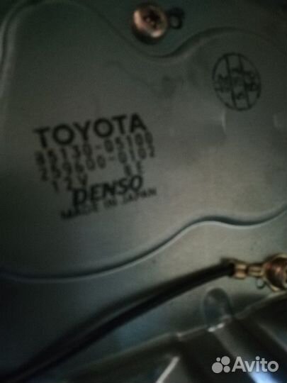 Моторчик дворников задний toyota Avensis t25