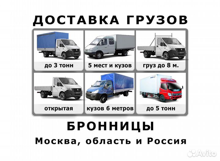 Грузоперевозки - Бронницы