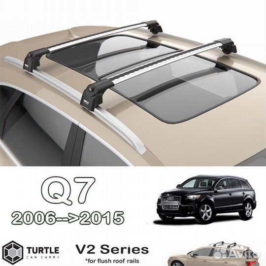 Багажник на интегрированные рейлинги Audi