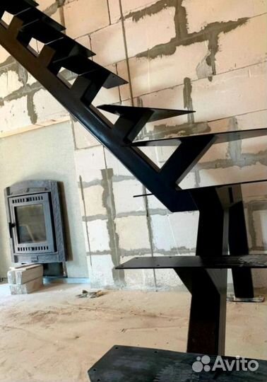 Лестница в стиле лофт