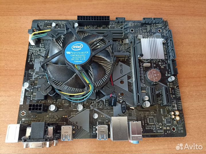 Материнская плата asus с процессором I3-9100F