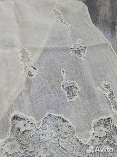 Палантин 100 лён