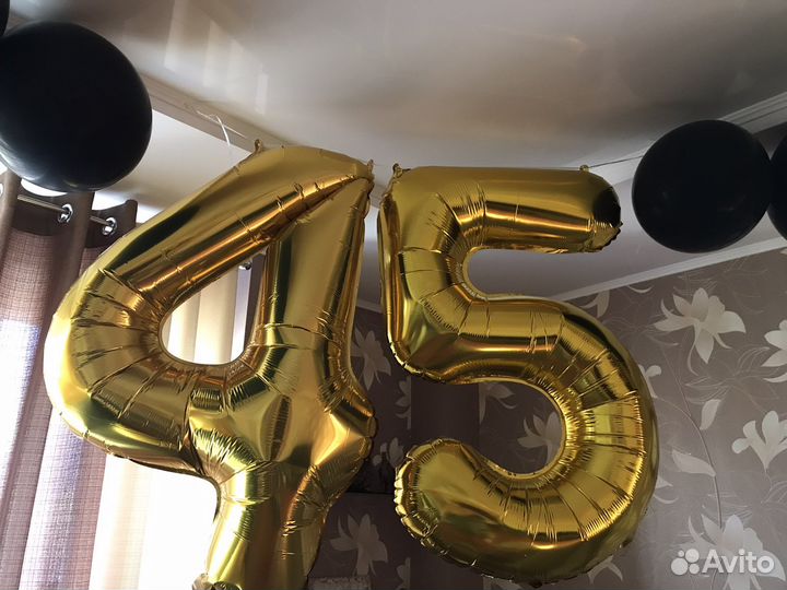 Фольгированные шары цифры