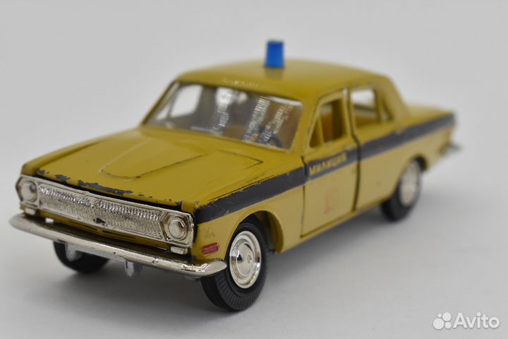 Волга Газ 24 Милиция гаи модель 1:43