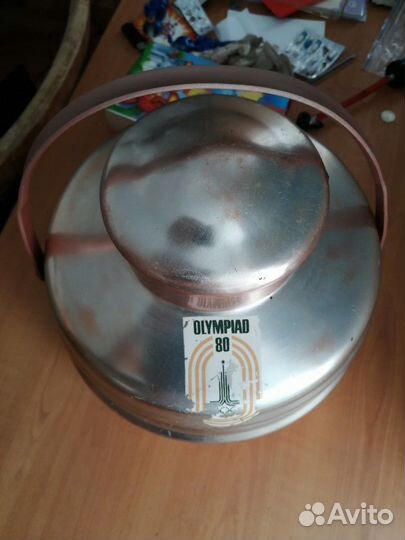 Термос алюминиевый 4 литра олимпийский СССР