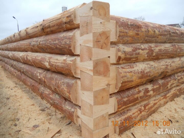 Срубы домов, бань