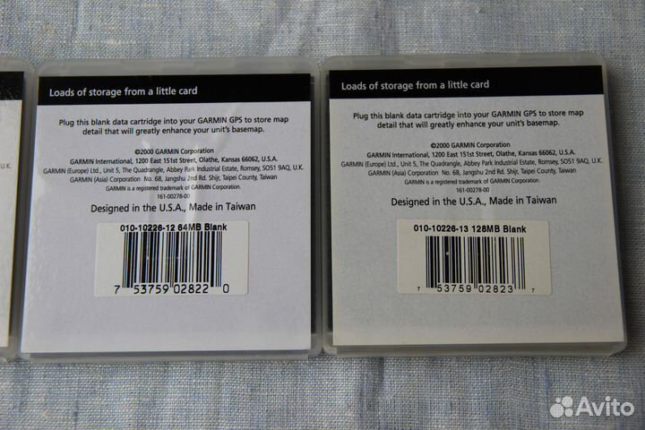 Карта памяти Data Card навигатора Garmin 276C 276