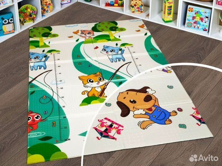 Детский коврик для ползания новый