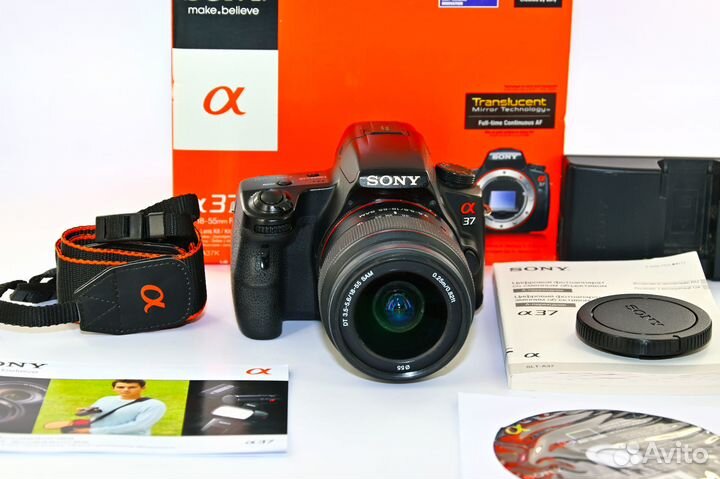 Sony A37 16.2MP цифрозеркалка Kit DT SAM II 18-55