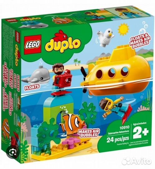 Lego duplo 10910 Путешествие субмарины