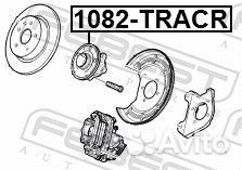 1082-tracr к-кт подшипника ступ. зад Opel Mokk