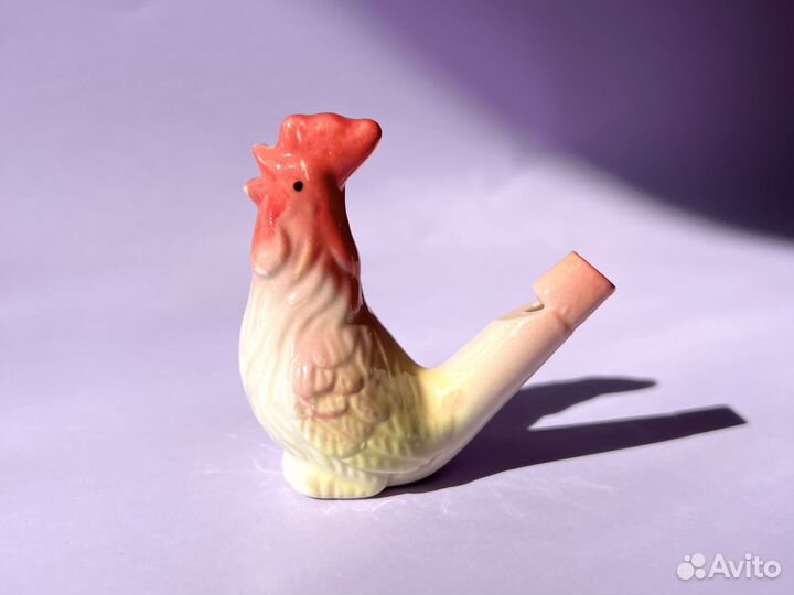 Свистулька керамика водная петушок