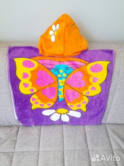 Полотенце пончо детское