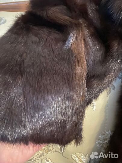 Шуба из меха бобра б/у
