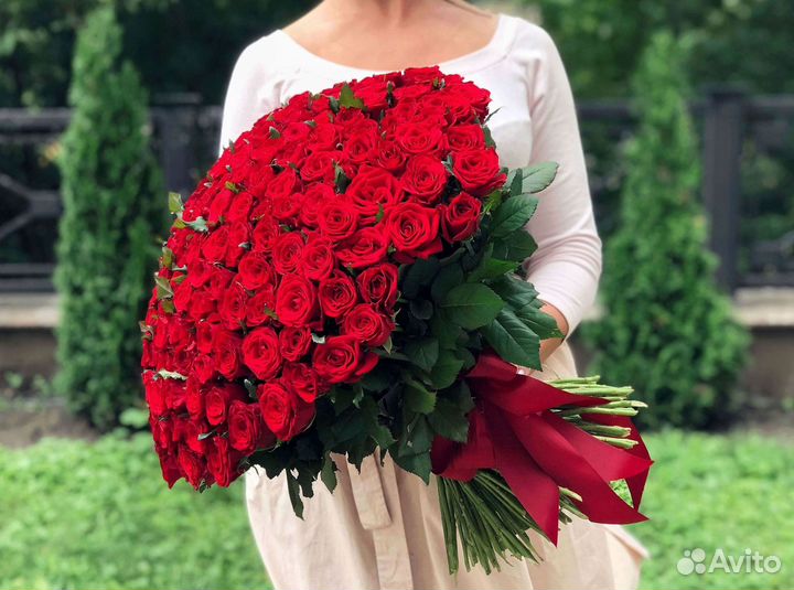 Высокие розы Букеты с доставкой