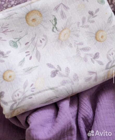 Новая муслиновая пеленка 75х100