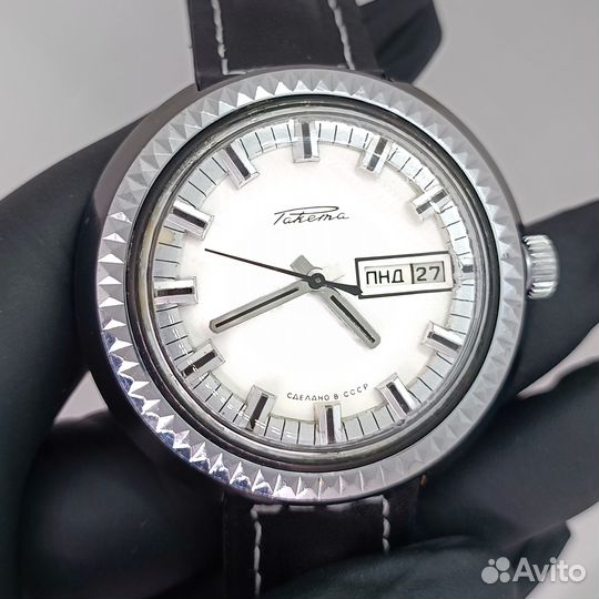 Наручные Часы ракета Шайба СССР 70е обслужены
