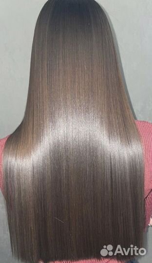 Кератиновое выпрямление