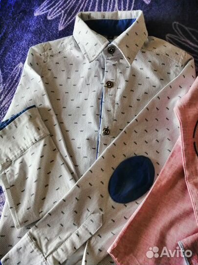 Рубашки на мальчика 4-5 лет