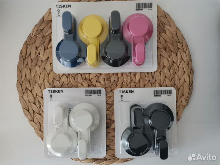 IKEA tisken тискен крючки с присоской