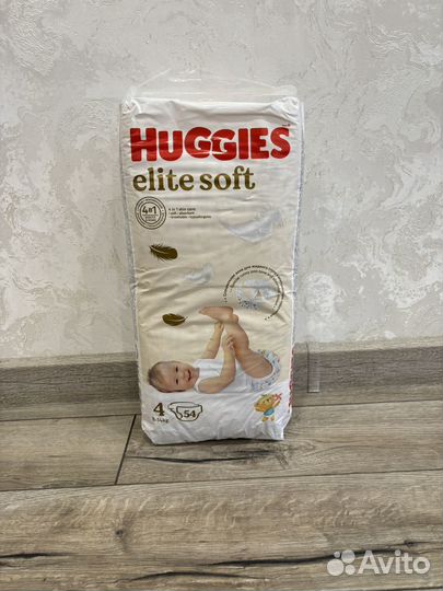 Подгузники элит софт 4