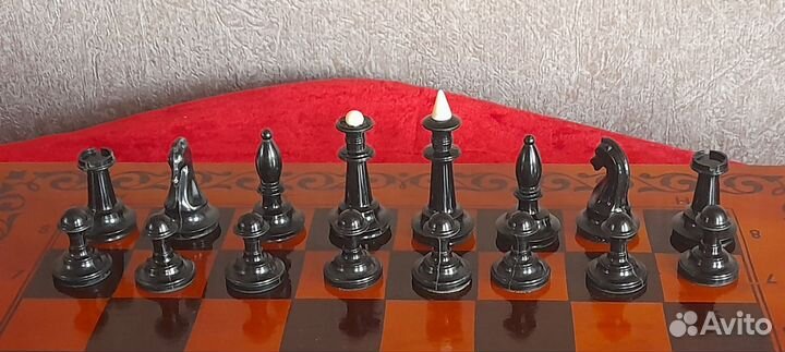 Шахматы карболитовые СССР 3 в 1