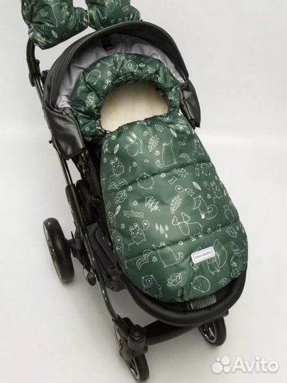 Зимний конверт в коляску amarobaby