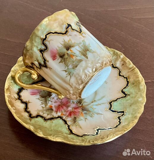 Антикварная кофейная пара. Nautilus